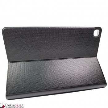 Folio dirbtinos odos atverčiamas dėklas - juodas (Lenovo tab m10 10.1 (3rd gen) (TB328FU-TB328XU)
